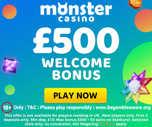 Monster Casino Bonus Code